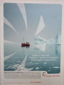 2/2010 PUB FINMECCANICA MARITIME NAVIGATION ICEBERG SATELLITE TRACKING RADAR AD - Bild 1 von 1