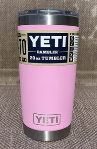 Vaso YETI Rambler 20 oz rosa eléctrico 100 % auténtico YETI-Nuevo con etiquetas - Imagen 1 de 3
