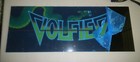 NOS volfied   ORIGINAL 24 -9" vintage arcade video game sign marquee 