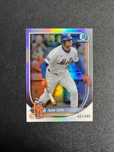 2025 Bowman Chrome Juan Soto Refractor 421/499 BJZY - Picture 1 of 5