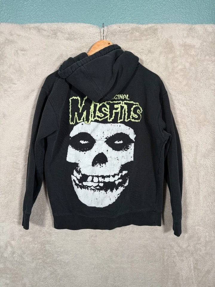 Sudadera con Capucha The Original Misfits Tour Exclusiva Cremallera Completa Glenn Danzig Grande Punk Foto 1 de 4