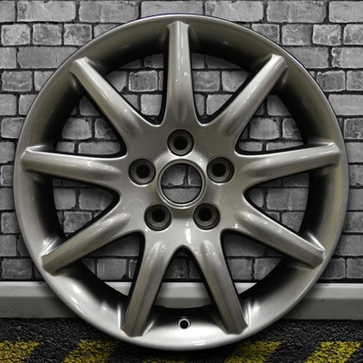 Full Face Bright Hyper Dark Silver OEM Wheel for 2006-2008 Buick Lucerne - 17x7 - Image 1 of 3