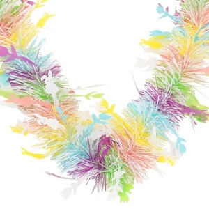 Easter Garland, 33FT Tinsel Garland for Home Indoor Party Holiday Decor (East... - Picture 1 of 4