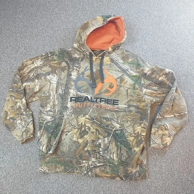 Realtree Outfitters Xtra Camo Hunting Hoodie Mens Medium Outdoors Camping (READ) - Image 1 of 4