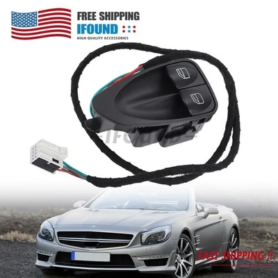 Fit For Mercedes-Benz R230 SL550 SL500 Power Left Door Window Switch New Foto 1 de 4