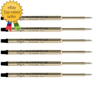 Black Ballpoint Ink Refill Medium Point Maxima 6 Refills 834254 - Picture 1 of 1
