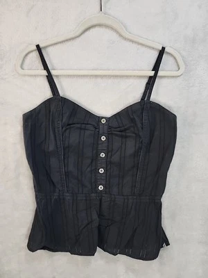 Volcom Women's L 14 Corset Black Vest - Image 1 of 4