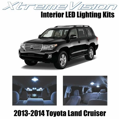 LED interior XtremeVision para Toyota Land Cruiser 2013-2014 (9 piezas) blanco frío Foto 1 de 4