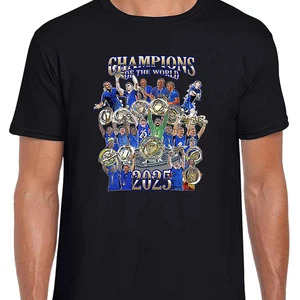 Chelsea Champions Of The World Adult TShirt Tee S-3XL World Club Winners 2025 - Picture 1 of 12