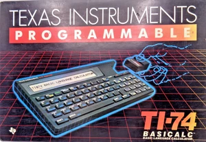 TEXAS INSTRUMENTS POCKET COMPUTER TI-74 (VOLLSTÄNDIG IN ORIG.-KARTON) ✅ GETESTET - Picture 1 of 21