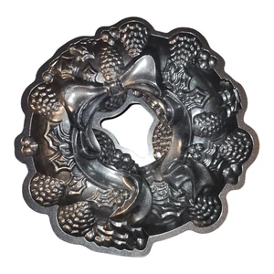 Nordic Wear Kranz Bundt Pfanne 12" Aluminiumguss Weihnachten Kuchen - Bild 1 von 5