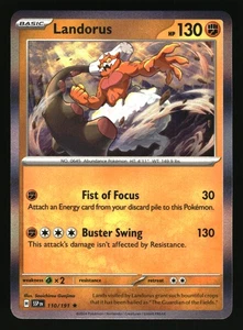 SV08: Surging Sparks #110/191 Landorus Holofoil - Picture 1 of 2