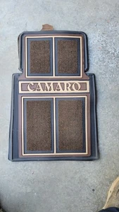 NOS Plasticolor Floor Mats Chevy Camaro 1982 And Up Vintage Tan/brown - Picture 1 of 11