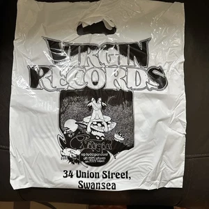 Virgin Records Swansea Union St Store Original Plastikträger von 1975 - EX   - Bild 1 von 2