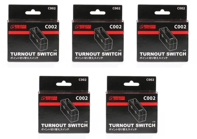 Rokuhan Z Gauge C002 Turnout Control Switch – Set of 5 Brand New - Image 1 of 2