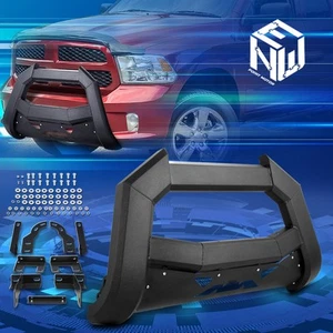 J2 For 09-24 Dodge Ram 1500 Square Frame Bat Design Bull Bar Push Grille Guard - Picture 1 of 7
