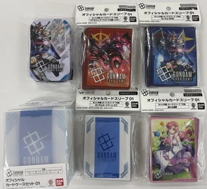Gundam Card Game Official Card Sleeve 01 Card Case 01 Counter Dice 01 Set Japan - Bild 1 von 4