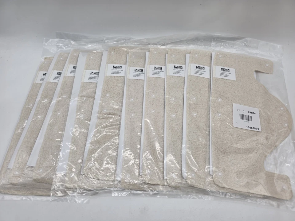 / MSA 10068890 Hard Hat Sweatband Terrycloth 4rb54 Tan
