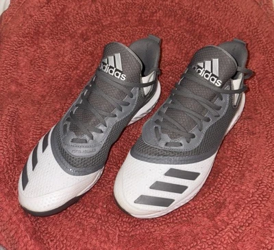 Adidas Mens Icon V Bounce Baseball TPU Athletic Cleats Size 9.5 M, Style G28282 - Image 1 of 4