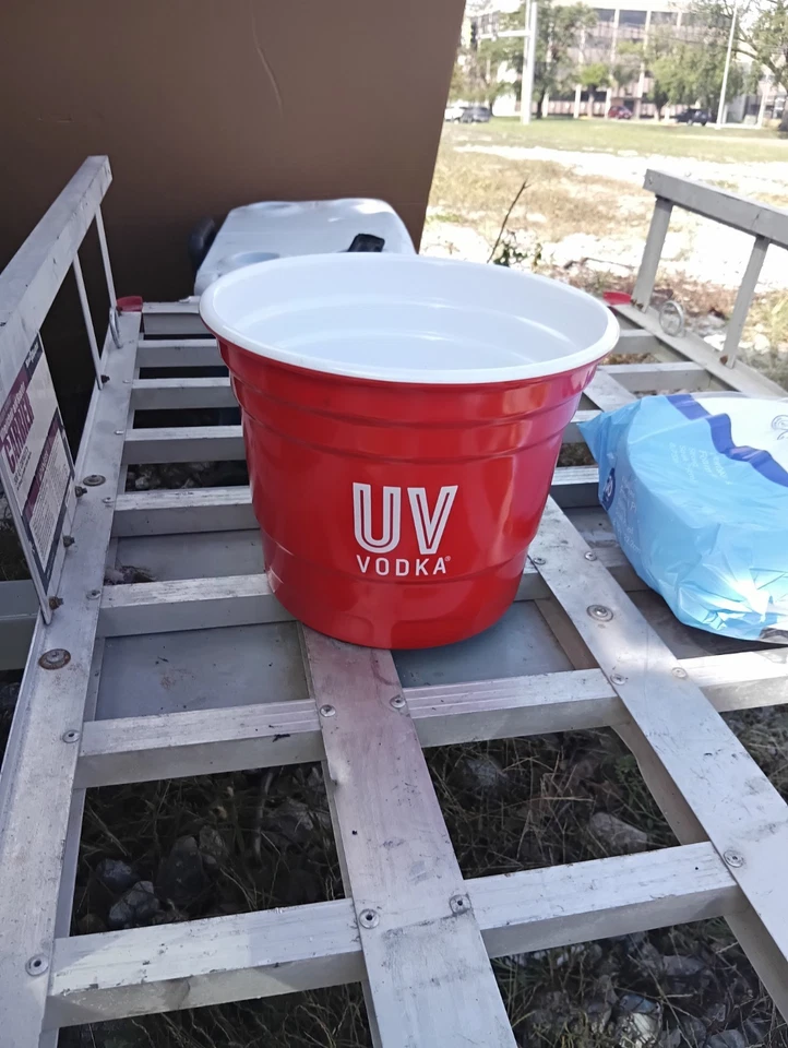UV Vodka Red Solo Cup Ice Bucket - Image 1 of 1