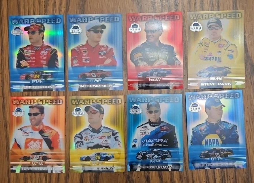 2003 Press Pass Eclipse Nascar Warp Speed 8 Card Set - Image 1 of 2