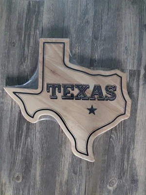 Faberware State Of Texas Shaped Cutting Board Perfect For Cutting & Serving NEW - Image 1 of 3