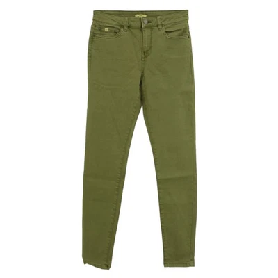  EDC by ESPRIT Damen Jeans Hose Medium Rise Skinny khakigrün 33029 - Bild 1 von 2