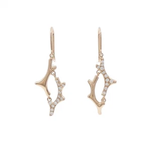 Authentic MIKIMOTO Diamond Earrings 0.08CT #230-000-024-2058 - Picture 1 of 4