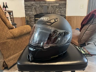 Shoei RF-SR Helmet Matte Black Size Large With Shoei Photochromatic Visor - Image 1 of 4