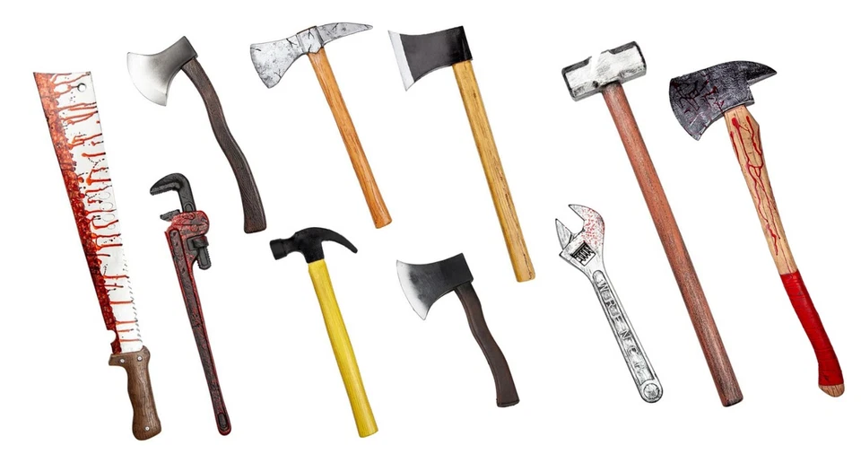 Herramientas realistas de espuma de PU utilería de plástico para armas disfraz película accesorios de Halloween Foto 1 de 1