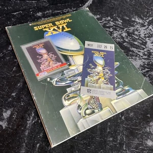 Super Bowl XVI Original Ticket and Program - Picture 1 of 23