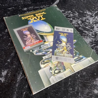 Super Bowl XVI Original Ticket and Program - Image 1 of 4