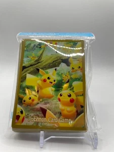 Juego de Cartas Pokémon Fundas de Cartas Deck Escudo Pikachu Bosque ver.2 64 hojas Japón - Imagen 1 de 2