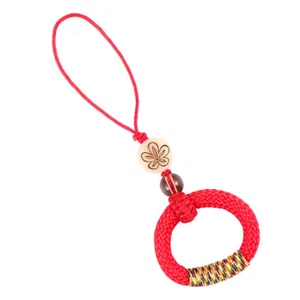 Hand-woven Ring Lanyard Creative Anti-lost Phone Hanging Rope Finger Strap - Zdjęcie 1 z 12