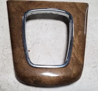 03 04 05 06 07 2008 Jaguar X-Type X Type 2002 transmisión automática madera cambio moldura bisel Foto 1 de 4