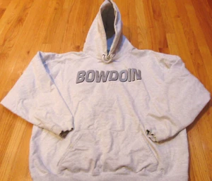 SUDADERA CON CAPUCHA THE COTTON EXCHANGE NCAA BOWDOIN UNIVERSITY COLEGE TALLA 2XL - Imagen 1 de 3