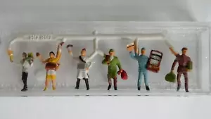 Merten H0 Box 800 'Verkäufer und Dienstmänner'-auf dem Bahnsteig, 1:87, OVP - Bild 1 von 2