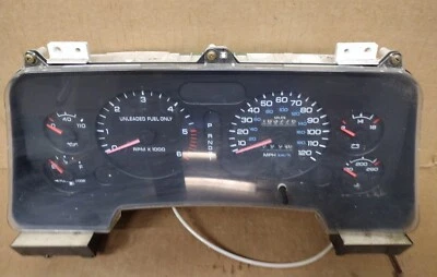 🏁 94-97 DODGE RAM 1500 ГАЗОВЫЙ СПИДОМЕТР ПРИБОРНОЙ ПАНЕЛИ * 163,776 * МИЛЬ - Изображение 1 из 4