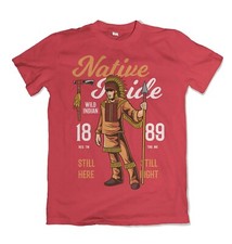 Native Pride mens t shirt American Indian Chief Spirit S-3XL 