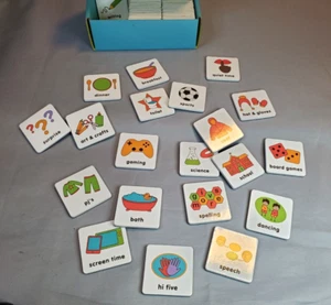 Look Lola visueller Zeitplan 72 Aktivitätsmagnete Kind ältere Menschen nonverbale ADLs LESEN - Bild 1 von 17