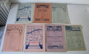 VECCHI SPARTITI OPERETTE PER TEATRI, ROMANZE, LIRICA - EDIZ. CHENNA E CARRARA - Picture 1 of 12