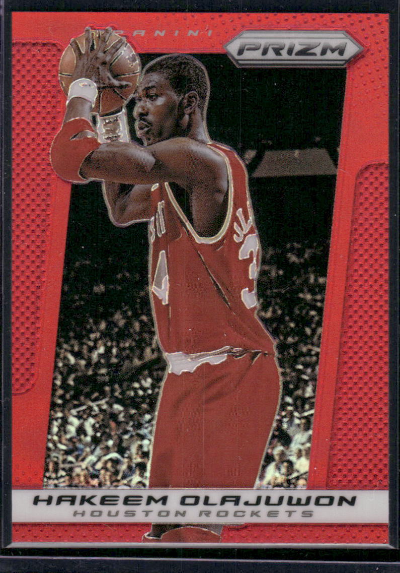 2013-14 Panini Prizm #254 Hakeem Olajuwon Prizms Red