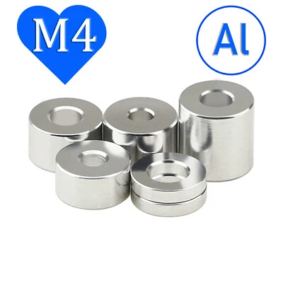 Aluminium Distanzhülsen Hülsen Distanzhülsen Abstandshülsen Metallhülsen für M4 - Bild 1 von 4