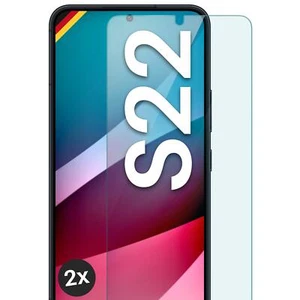 2x Prawdziwe szkło do Samsung Galaxy S22 Folia pancerna Szkło hartowane Premium Ochrona wyświetlacza - Zdjęcie 1 z 8