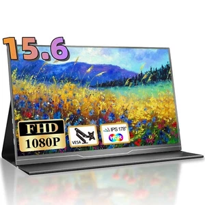 Occasion | Moniteur Portable 15,6 Pouces | 1080P avec HDMI 2*USB-C | avec VESA - Photo 1/8