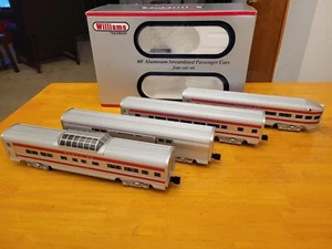 Williams by Bachmann #43098 4 Wagen Alukarosserie Santa Fe Personenwagen Set - Bild 1 von 12