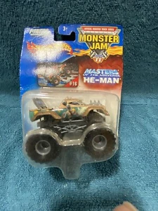 Hot Wheels Monster Jam Truck Masters of the Universe He-Man #16 4x4 2002 1:64 - Picture 1 of 2