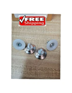 (4) Leg Chair 1-1/8" base Adjustable level Plastic 1/4-20 hardware glide #2505 - Picture 1 of 5