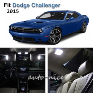 Kit de luces interiores LED blancas de xenón para Dodge Challenger 2015 - Imagen 1 de 8