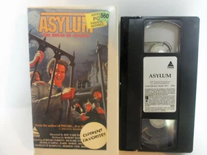 RARE Vintage 1973 Prism Enter. ASYLUM The House of the Crazies VHS Horror Movie - Picture 1 of 3